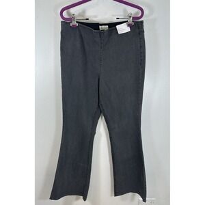 Jessica Simpson BLACK Women's Pull On Flare Soft Sculpt Jeans, US 31